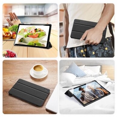 Samsung Tab A8 10.5" black DUX DUCIS domo TRIFOLD dėklas 7