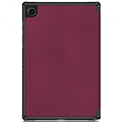 Samsung Tab A8 10.5" wine TRIFOLD dėklas 2