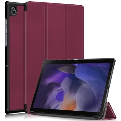 Samsung Tab A8 10.5" wine TRIFOLD dėklas