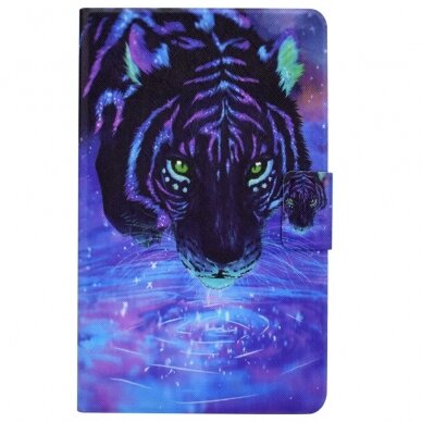 Samsung Tab A8 10.5" fashion dėklas Colorful Tiger 1