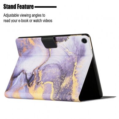 Samsung Tab A8 10.5" fashion dėklas Gold Marble 2