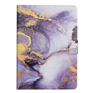 Samsung Tab A8 10.5" fashion dėklas Gold Marble 5