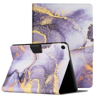 Samsung Tab A8 10.5" fashion dėklas Gold Marble