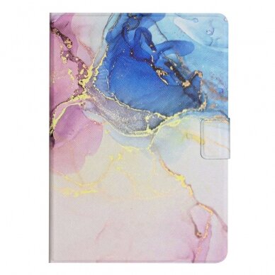 Samsung Tab A8 10.5" fashion dėklas Pink Blue Marble 5