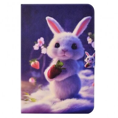 Samsung Tab A8 10.5" fashion dėklas Strawberry Bunny 6