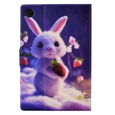 Samsung Tab A8 10.5" fashion dėklas Strawberry Bunny 7