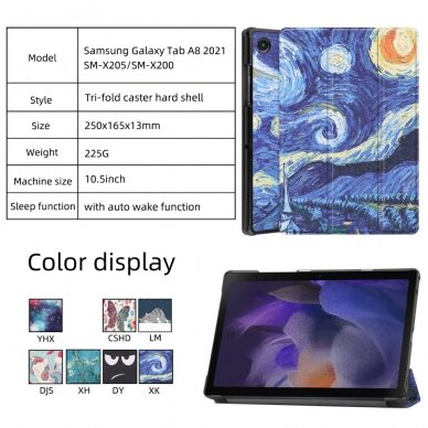 Samsung Tab A8 10.5" Trifold dėklas Piešinys 8