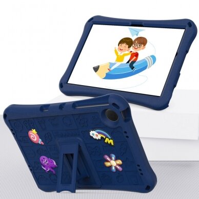 Samsung Tab A9+ 11" ARMOR KIDS blue su kojele ir virvute nugarėlė 1