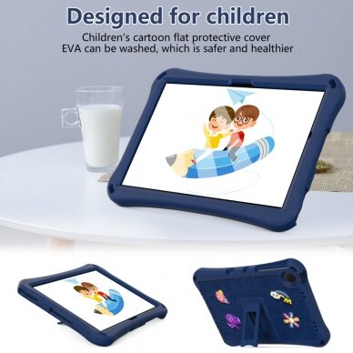 Samsung Tab A9+ 11" ARMOR KIDS blue su kojele ir virvute nugarėlė 4