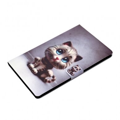 Samsung Tab A9+ 11" fashion dėklas Cat with blue eyes 5