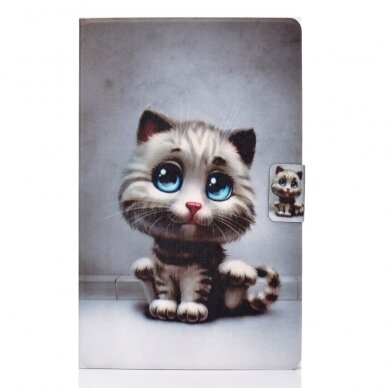 Samsung Tab A9+ 11" fashion dėklas Cat with blue eyes 7