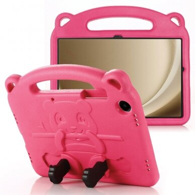 Samsung Tab A9+ 11" PANDA ARMOR pink su kojele nugarėlė