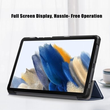 Samsung Tab A9 8.7" dark blue TRIFOLD dėklas 3