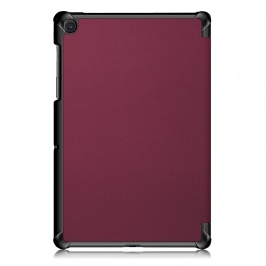 Samsung Tab S5e 10.5 bordo TRIFOLD dėklas 2