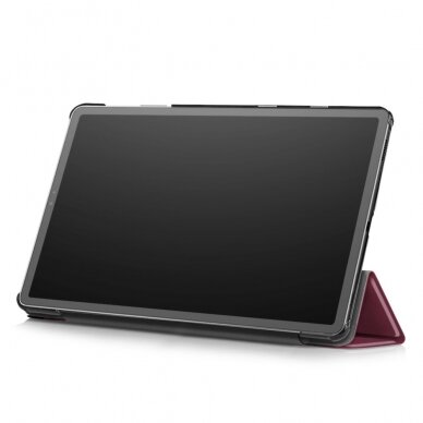 Samsung Tab S5e 10.5 bordo TRIFOLD dėklas 6