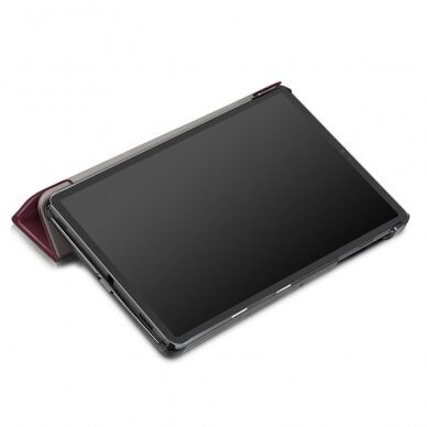 Samsung Tab S5e 10.5 bordo TRIFOLD dėklas 7