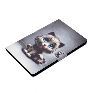 Samsung Tab S6 10.5 fashion dėklas Cat with blue eyes 4