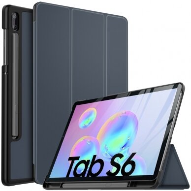 Samsung Tab S6 10.5 mėlynas S PEN TRIFOLD dėklas 8