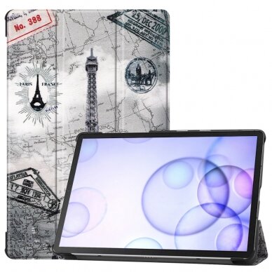 Samsung Tab S6 10.5 TRIFOLD dėklas Paris