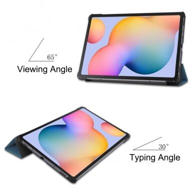 Samsung Tab S6 LITE 10.4 elektrinės spalvos TRIFOLD dėklas 2