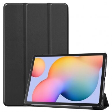 Samsung Tab S6 LITE 10.4 black TRIFOLD dėklas