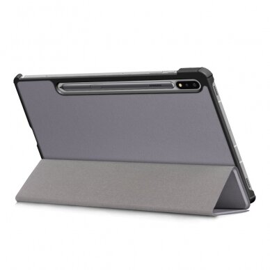 Samsung Tab S7/S8 11" grey TRIFOLD dėklas 1