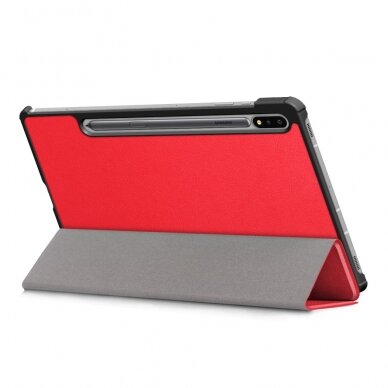 Samsung Tab S7/S8 11" red TRIFOLD dėklas 1