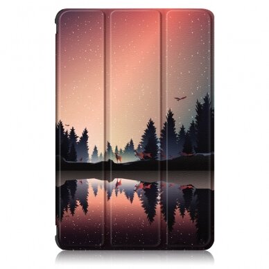 Samsung Tab S7/S8 11" TRIFOLD dėklas Trees 2