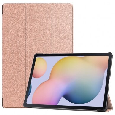 Samsung TAB S7 FE/ S7+/ S8+ 12,4" rausvas TRIFOLD dėklas