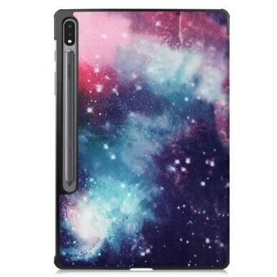 Samsung TAB S7 FE/ S7+/ S8+ 12,4" TRIFOLD dėklas GALAXY 7