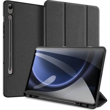 Samsung TAB S9/S9 FE 11" black DUX DUCIS domo TRIFOLD dėklas