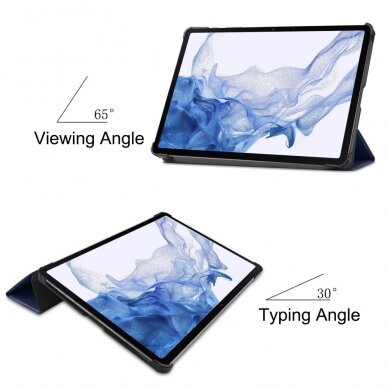 Samsung TAB S9/S9 FE 11" blue TRIFOLD dėklas 5