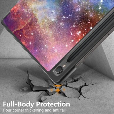 Samsung TAB S9/S9 FE 11" TRIFOLD dėklas GALAXY 8