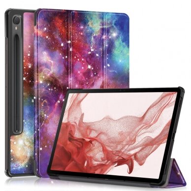 Samsung TAB S9/S9 FE 11" TRIFOLD dėklas GALAXY