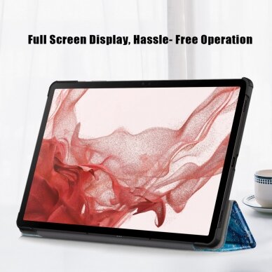 Samsung TAB S9/S9 FE 11" TRIFOLD dėklas Sea Wave 7