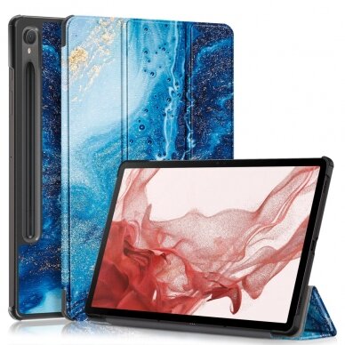 Samsung TAB S9/S9 FE 11" TRIFOLD dėklas Sea Wave