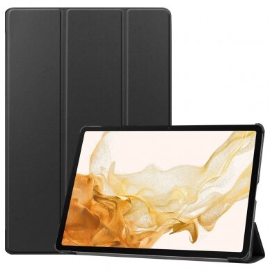 Samsung TAB S9+ / S9 FE+ / S10+ 12.4" black TRIFOLD dėklas