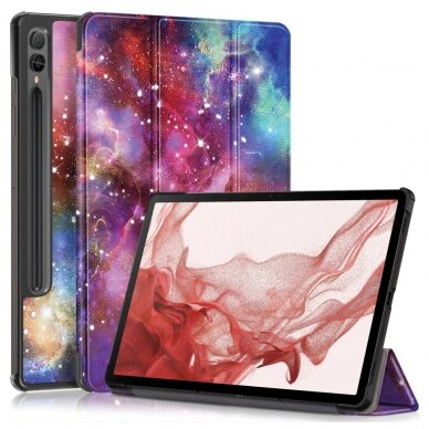 Samsung TAB S9+ / S9 FE+ / S10+ 12.4" TRIFOLD dėklas GALAXY