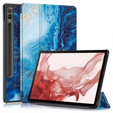 Samsung TAB S9+ / S9 FE+ / S10+ 12.4" TRIFOLD dėklas Sea Wave