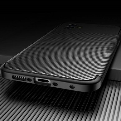 Samsung Xcover 6 PRO black Carbon Fiber nugarėlė 4