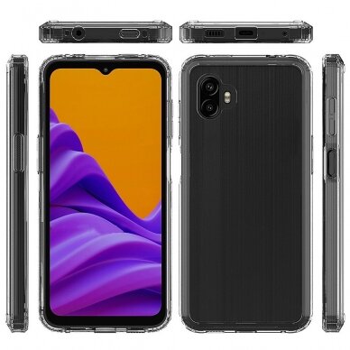 Samsung Xcover 6 PRO skaidri Acrylic+TPU nugarėlė 5