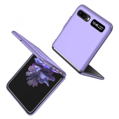 Samsung Z FLIP Tracy plastikinė violetinė MAGNETIC RING nugarėlė 8