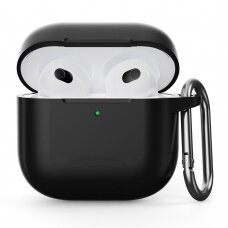 Silikoninis dėklas Airpods 4 black