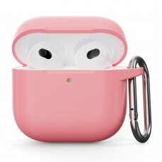 Silikoninis dėklas Airpods 4 pink