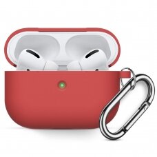 Silikoninis dėklas Airpods PRO raudonas