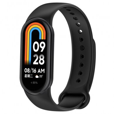 Silikoninė apyrankė Xiaomi Mi Band 9 / Smart Band 8 black 4