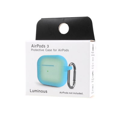 Silikoninis dėklas Airpods 3 šviečiantis tamsoje 7