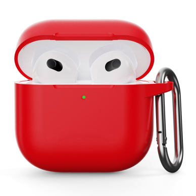 Silikoninis dėklas Airpods 4 red