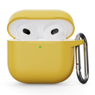 Silikoninis dėklas Airpods 4 yellow