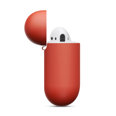 Silikoninis dėklas Airpods raudonas 6